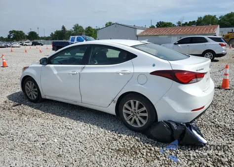 2016 Hyundai Elantra Se из США, поврежденный, VIN 5NPDH4AE3GH719865